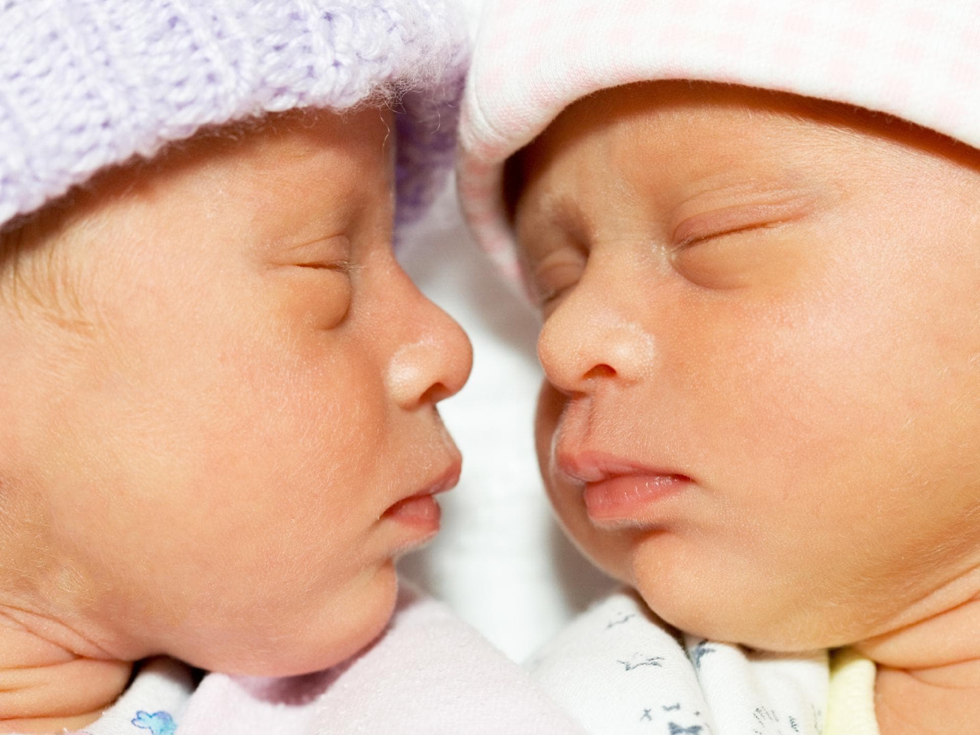 Zwillinge als Babys